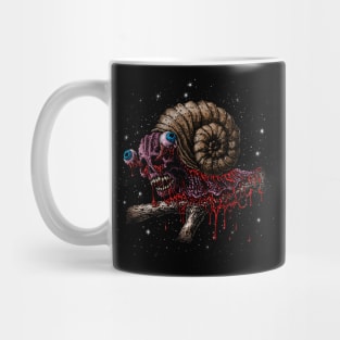 Cosmic Skull Snail Mug